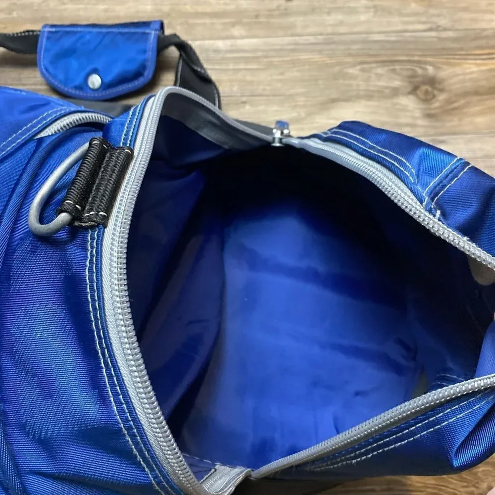 Vintage 90s Pepsi Co Next Generation Large Duffle Bag Carry On Gym Bag Blue